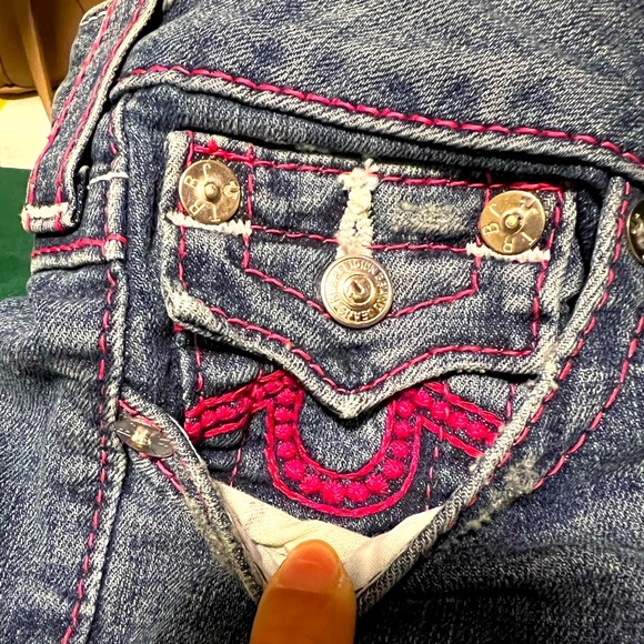 Original True Religion Denim pink stitching 26 - Picture 8 of 10